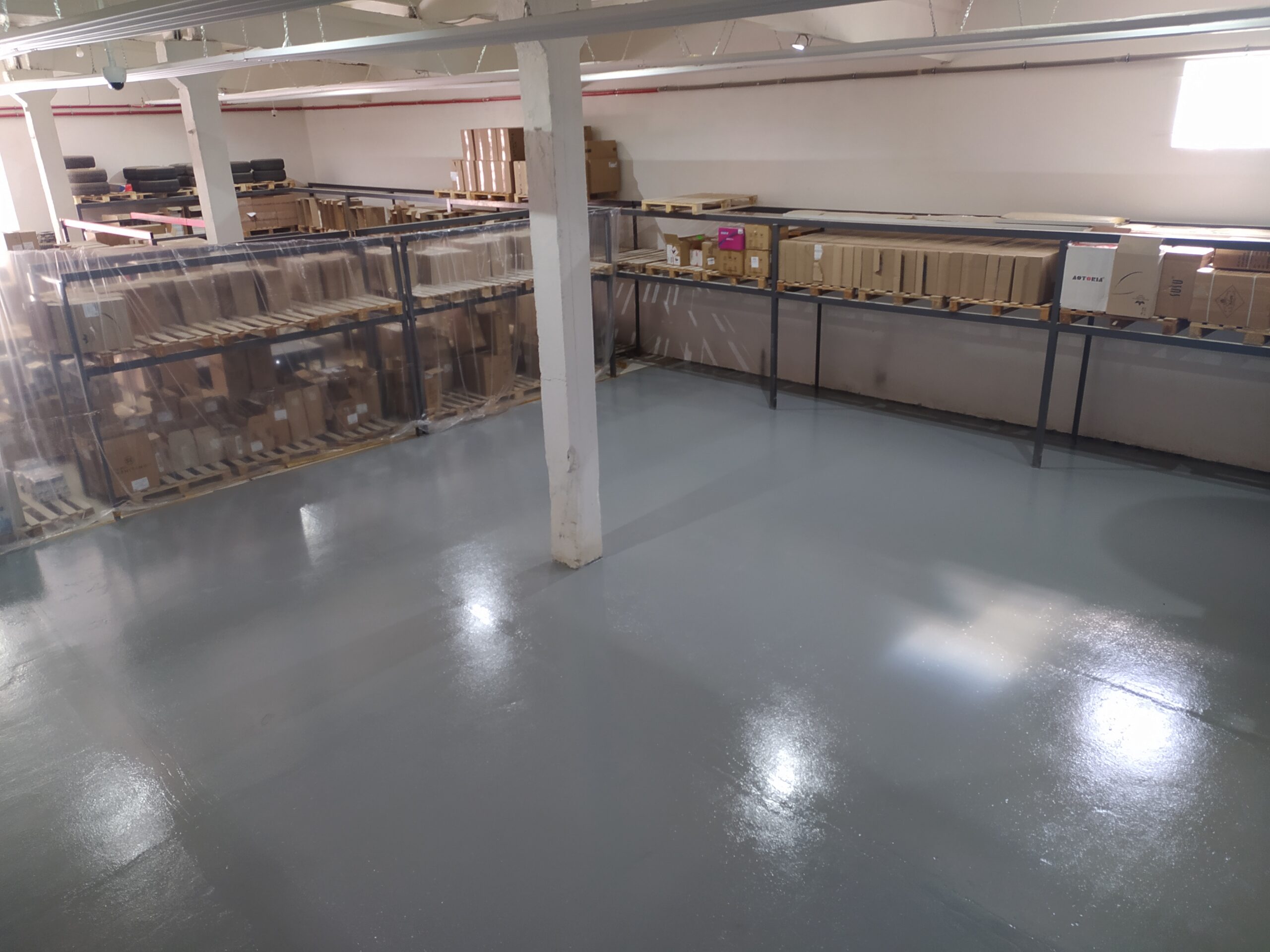 Епоксидна підлога на склад