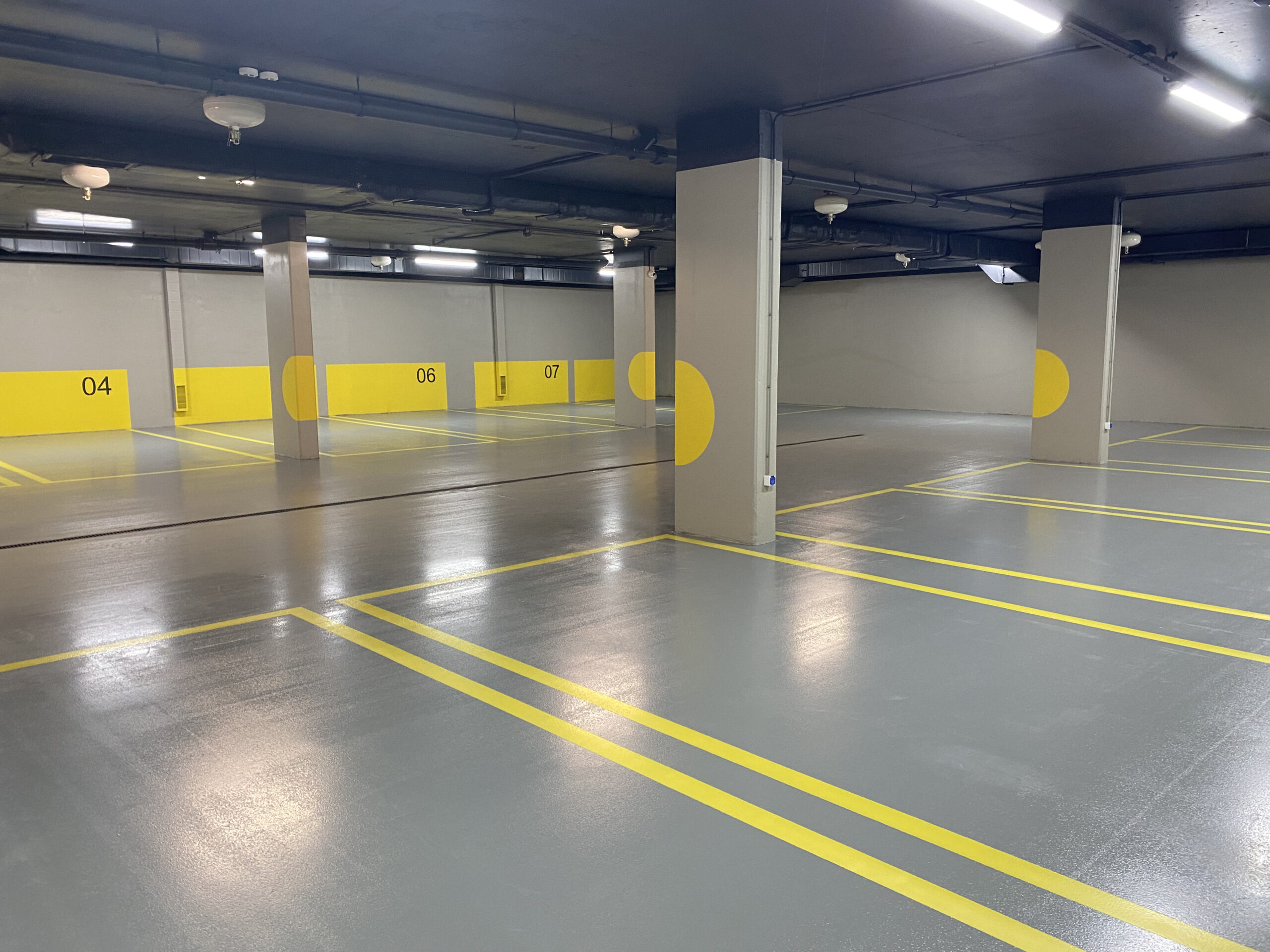 Епоксидна підлога на паркінгу вулиця Карманського Львів